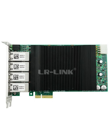 Сетевой адаптер Lr-Link LRES2008PT PCIe 2.1 x4, Intel i350, 8*RJ45 1G NIC Card, Dual Slot (302359)