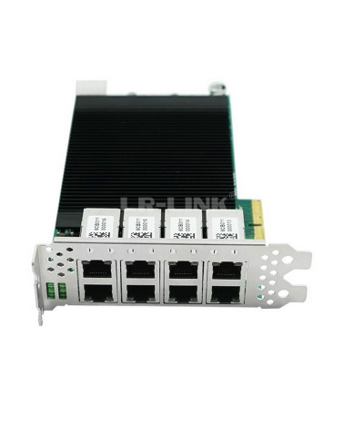 Сетевой адаптер Lr-Link LRES2008PT PCIe 2.1 x4, Intel i350, 8*RJ45 1G NIC Card, Dual Slot (302359)