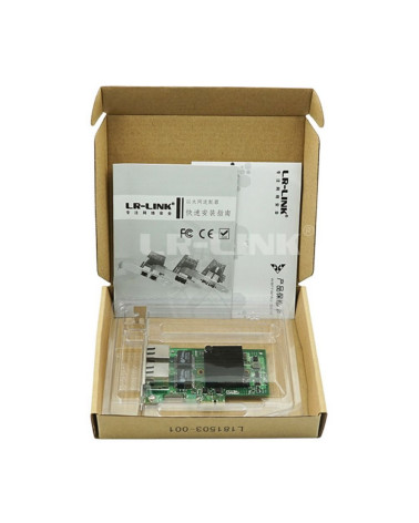 Сетевой адаптер Lr-Link LREC9222HT PCIe 2.1 x1, Intel i350, 2*RJ45 1G NIC Card (302472)