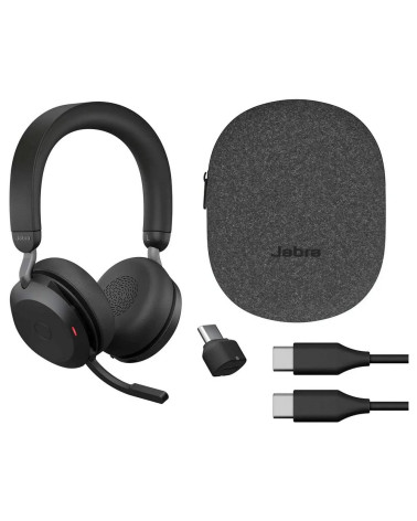 Беспроводная гарнитура Jabra Evolve2 75,
Link380c MS Stereo Black (PN:
27599-999-899)