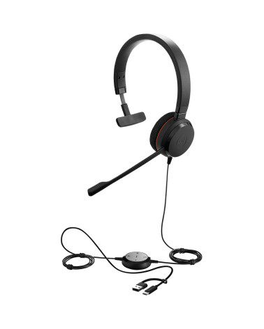 Проводная гарнитура Jabra Evolve 20, Mono
MS, USB C/A adapter (PN: 4993-823-169)
