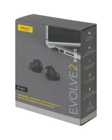 Беспроводная гарнитура Jabra Evolve2 BudsUSB-A MS (PN: 20797-999-999)