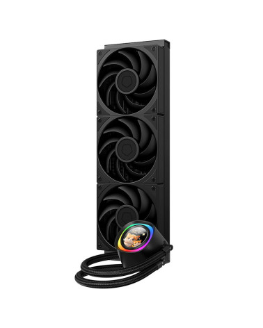 Вентилятор Cooler ID-Cooling FX360 LCD PE BLACK LCD SCREEN 350W/ all Intel/AMD/ no LED fan