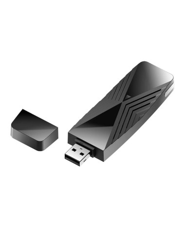 Адаптер беспроводной связи (Wi-Fi) D-Link DWA-X1850/A1A Wi-Fi 6 двухдиапазонный USB 3.0 адаптер AX1800 (462917) 40 