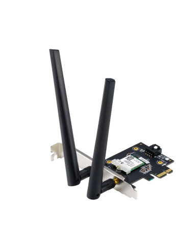 Адаптер беспроводной связи (Wi-Fi) ASUS PCE-AXE5400 WiFi 6E Bluetooth 5.2 2402+2402+574Mbps 6GHz/5GHz/2.4GHz (90IG07I0-ME0B10) 