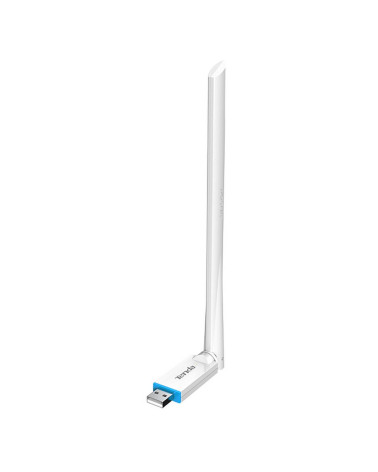 Адаптер беспроводной связи (Wi-Fi) Tenda U2 Адаптер Wi-Fi N150 2,4 ГГц, до 150 Мбит/с, передатчик 20 dBm, подключение USB, 1х6dB