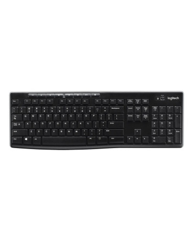 Клавиатура беспроводная Logitech K270 |920-003058| приемник Unifying, 2 батарейки AAA, RTL 