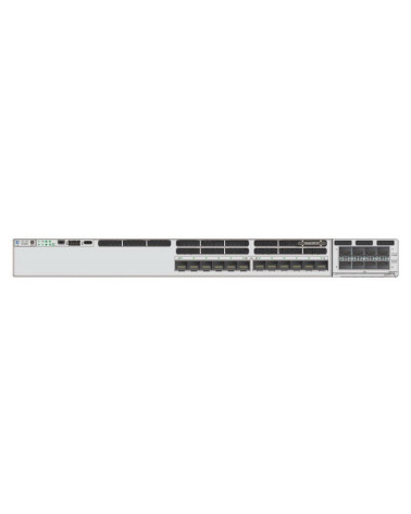 Коммутатор CISCO Catalyst 9300 12 port 25G/10G/1G SFP28 with modular uplinks, PS 1x715W, HSEC license active, DNA Network Advant