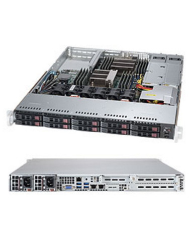Платформа системного блока SuperMicro SYS-1028R-WC1RT 1U Rackmount 116AC2-R706WB LGA 2011 X10DRW-iT 16xDDR4 2xSATA3 8xSAS3 6xUSB
