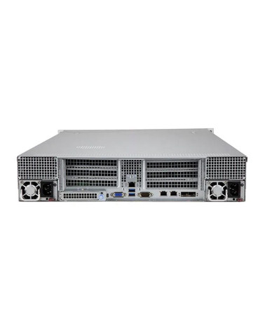 Платформа системного блока SuperMicro SYS-240P-TNRT 2U, 4x LGA4189 Xeon H-Series only, 48x DDR4 3200 DIMM, 24x 2.5" NVMe/SAS3/SA