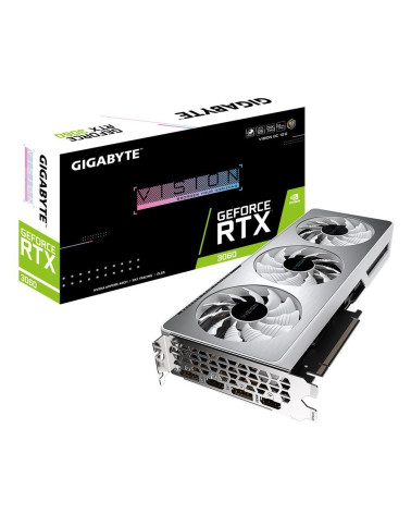 Видеокарта Gigabyte RTX3060 VISION OC (LHR) 12GB GDDR6 192bit 2xDP 2xHDMI 3FAN RTL 10 (309350)
