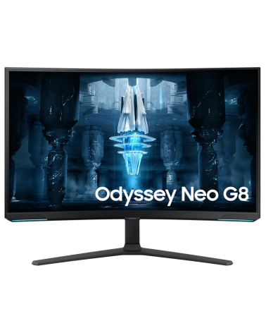 Монитор 32" SAMSUNG S32BG850NM Odyssey Neo G8  Curved VA, 3840x2160, 240Hz, 1ms, 350сd/m, 1000:1, HDR10 | 2xHDMI(2.1), DP(1.4), 