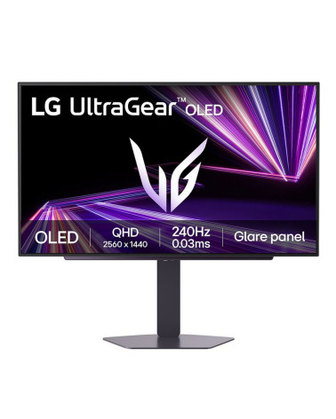 Монитор 26.5" LG 27GX704A-B   OLED, 2560x1440, 240Hz, 0,03ms, 800сd/m, 1.5M:1, HDR10 | 2xHDMI(2.1), DP(1.4), 2xUSB3.0 | HAS, Piv