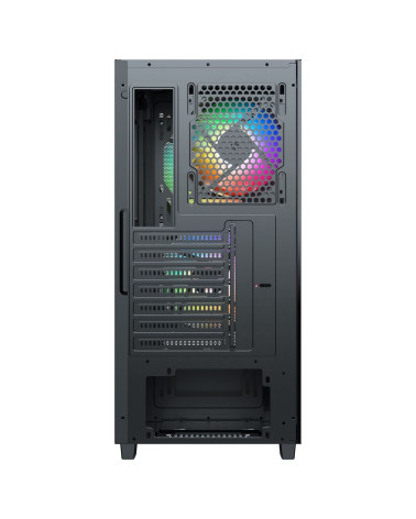 Корпус ACD Citadel 106 ATX, Black, USB3.0*1, USB*2+HD audio ,1*12cm  ARGB rear+2*14cm ARGB front ,TG