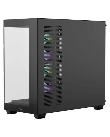 Корпус для ПК Case Ocypus Gamma C52 BK ARGB mATX / win / black / 3 ARGB fans / no PSU / Tempered Glass