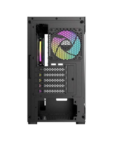 Корпус для ПК Case Ocypus Gamma C52 BK ARGB mATX / win / black / 3 ARGB fans / no PSU / Tempered Glass