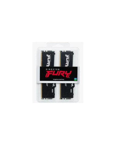 Модуль памяти Kingston 32GB DDR5 5600 DIMM FURY Beast Black RGB kit 2*16,Non-ECC,  CL40, 1.25V, 288-pin RTL