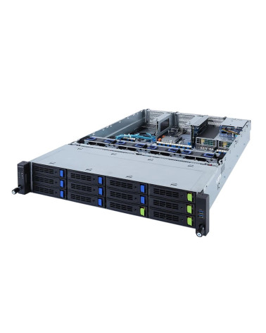 Платформа системного блока Gigabyte R282-3CA 2U, 2x LGA4189, 32x DIMM DDR4, 12x 3.5" SAS/SATA (8x NVME Gen 4), 2x 2.5" SATA/SAS 