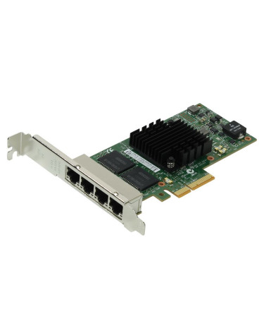 Сетевой адаптер Intel Intel® Ethernet Server Adapter I350-T4 PCI-E v2.1 x4, 4x RJ45, 10/100/1000Base-T, Low Profile