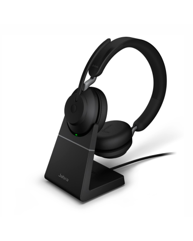 Гарнитура Jabra Гарнитура беспроводная Jabra Evolve2 65, Link380a MS Stereo Stand Black