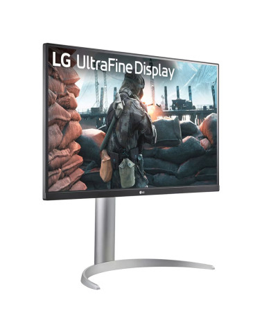 Монитор 27" LG 27UP650K-W IPS, 3840x2160, 60Hz, 5ms, 400сd/m, 1200:1, HDR10 | 2xHDMI(2.0), DP(1.4) | HAS, Swivel, ExPSU, Vesa 10