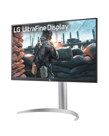 Монитор 27" LG 27UP650K-W IPS, 3840x2160, 60Hz, 5ms, 400сd/m, 1200:1, HDR10 | 2xHDMI(2.0), DP(1.4) | HAS, Swivel, ExPSU, Vesa 10