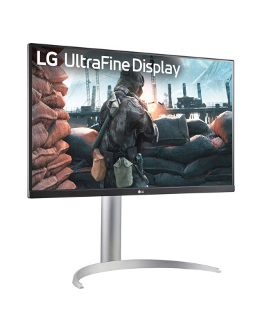 Монитор 27" LG 27UP650K-W IPS, 3840x2160, 60Hz, 5ms, 400сd/m, 1200:1, HDR10 | 2xHDMI(2.0), DP(1.4) | HAS, Swivel, ExPSU, Vesa 10