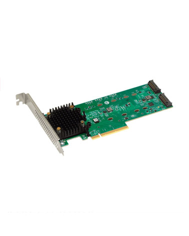 RAID-контроллер Broadcom 9540-2M2 SGL (05-50148-00 / 05-50148-00002 / 03-50148-00002) PCIe v4 x8 LP, Tri-Mode SATA/NVMe 12G RAID