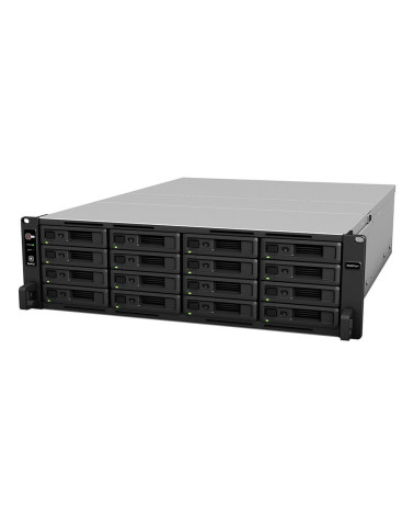 Платформа СХД Synology RS4021xs+ 16 Bay (Max.40, 2xRX1217(RP)) 2xM.2 4xGLAN 2x10GLAN 16GB (Max.64GB) DDR4 2xUSB () 