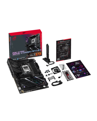 Материнская плата ASUS ROG STRIX X870E-E GAMING WIFI7 NEO AM5 ATX 4xDDR5 2xPCIEx16 5xM.2 4xUSB-C HDMI 5GLAN WIFI7