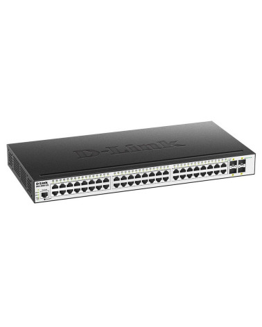 Коммутатор D-Link DGS-3000-52L/B1A Управляемый коммутатор 2 уровня с 48 портами 10/100/1000Base-T и 4 портами 1000Base-X SFP, RT