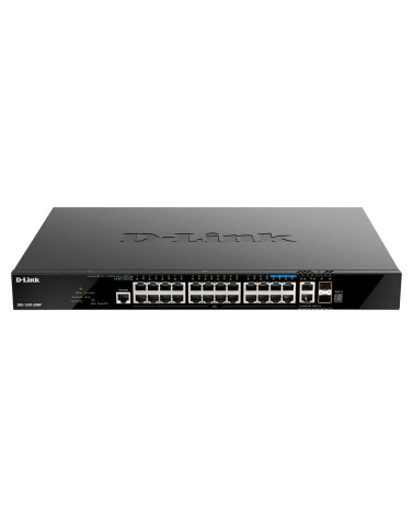 Коммутатор D-Link DGS-1520-28MP/A1A Управляемый L3 стекируемый коммутатор с 20 портами 10/100/1000Base-T, 4 портами 100/1000/2.5