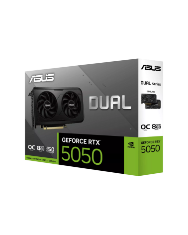 Видеокарта ASUS RTX5050 DUAL OC 8GB GDDR6 128bit 3xDP HDMI 2FAN RTL (DUAL-RTX5050-O8G)