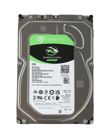 Жесткий диск Seagate BarraCuda ST2000DM008 2TB 3.5" SATA 6Gb/s, 7200rpm, 256MB, Bulk 25 (011280) 