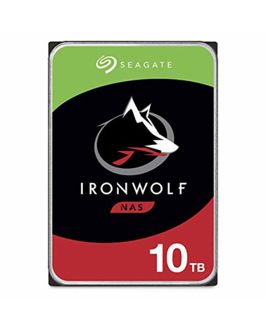 Жесткий диск Seagate IronWolf NAS ST10000VN000 10TB 3.5" SATA 6Gb/s, 7200rpm, 256MB, 24x7, Bulk 