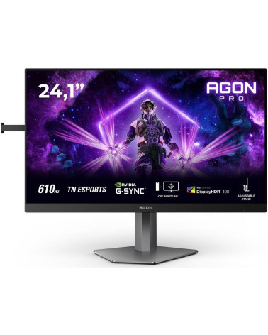 Монитор 24.1" AOC AGON AG246FK6  TN, 1920x1080, 600Hz, 0,5ms, 400сd/m, 1000:1, HDR10 | 2xHDMI(2.0), DP(1.4), 4xUSB 3.2 | HAS, Pi