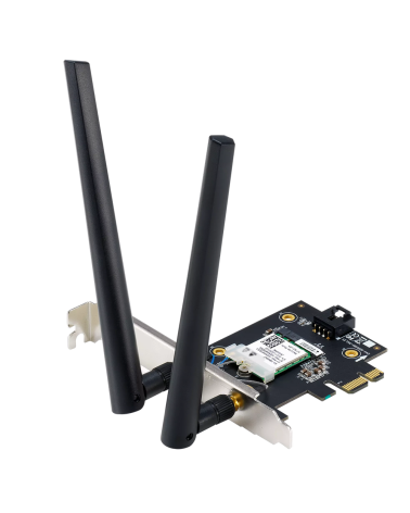 Сетевой адаптер ASUS PCE-BE6500 WiFi 7 Bluetooth 5.4 2882+2882+688Mbps 6GHz/5GHz/2.4GHz Адаптер беспроводной связи (Wi-Fi) 