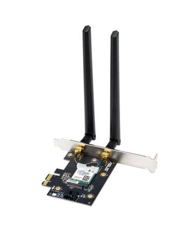Сетевой адаптер ASUS PCE-BE6500 WiFi 7 Bluetooth 5.4 2882+2882+688Mbps 6GHz/5GHz/2.4GHz Адаптер беспроводной связи (Wi-Fi) 