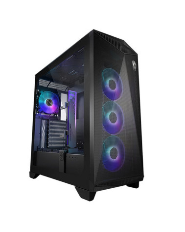 Корпус MSI MPG GUNGNIR 300R AIRFLOW Midi Tower, EATX ,2xUSB 3.2 Gen 1, 1xUSB 3.2 Gen2 Type-C,
4x120mm PWM ARGB Fan, ARGB+PWM Con