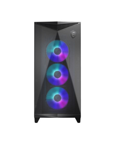 Корпус MSI MPG GUNGNIR 300R AIRFLOW Midi Tower, EATX ,2xUSB 3.2 Gen 1, 1xUSB 3.2 Gen2 Type-C,
4x120mm PWM ARGB Fan, ARGB+PWM Con
