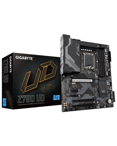 Материнская плата Gigabyte Z790 UD, Socket 1700, Intel®Z790, 4xDDR5-4800, HDMI+DP, 3xPCI-Ex16, 2xPCI-Ex1, 6xSATA3(RAID 0/1/5/10)