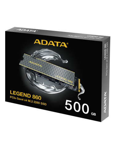 Твердотельный накопитель SSD ADATA M.2 2280 500GB LEGEND 860 PCI-E 4.0 4x,R:5000/ W:3000MB/s