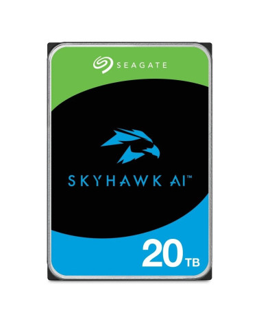 Жесткий диск Seagate 3.5" 20TB SkyHawk AI Surveillance ST20000VE003 SATA 6Gb/s, 7200rpm, 512MB, MTBF 2.5M 