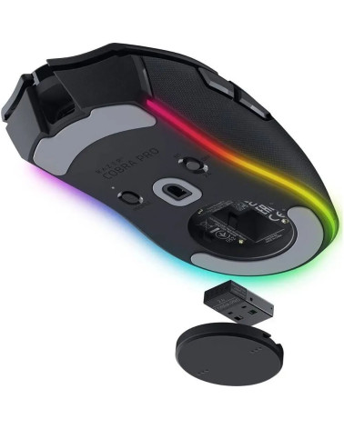 Мышь Razer Cobra Pro черный оптическая (30000dpi) беспроводная BT/Radio USB для ноутбука (8but) 