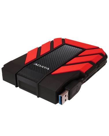 Жесткий диск внешний ADATA HD710 Pro AHD710P-2TU31-CRD 2TB 2.5" USB 3.1, IP68, Shock Sensor, Red, Retail 