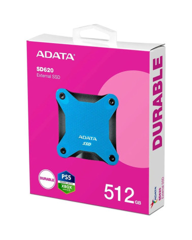 Твердотельный накопитель SSD ADATA 2.5" 512GB SD620 BLUE  USB 3.2 Gen 2, 520/460 
