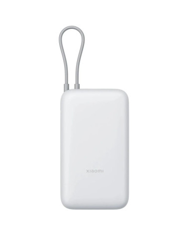 Внешний аккумулятор с встроенным кабелем Xiaomi Power Bank 20000mAh (Integrated Cable) GL Light Gray (BHR9738GL)