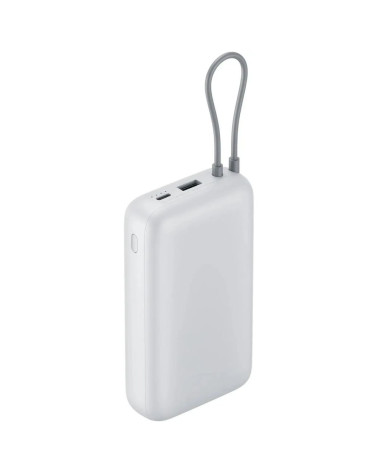 Внешний аккумулятор с встроенным кабелем Xiaomi Power Bank 20000mAh (Integrated Cable) GL Light Gray (BHR9738GL)