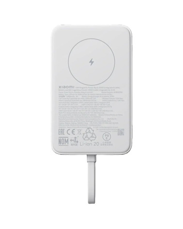 Внешний аккумулятор с кабелем Xiaomi 33W Magnetic Power Bank 10000mAh (Integrated Cable) White (BHR9822GL)