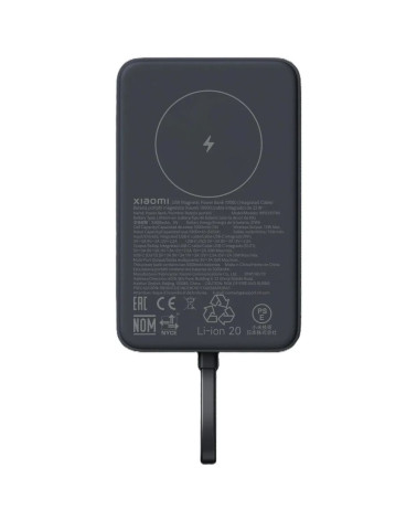 Внешний аккумулятор с кабелем Xiaomi 33W Magnetic Power Bank 10000mAh (Integrated Cable) Gray (BHR9823GL)